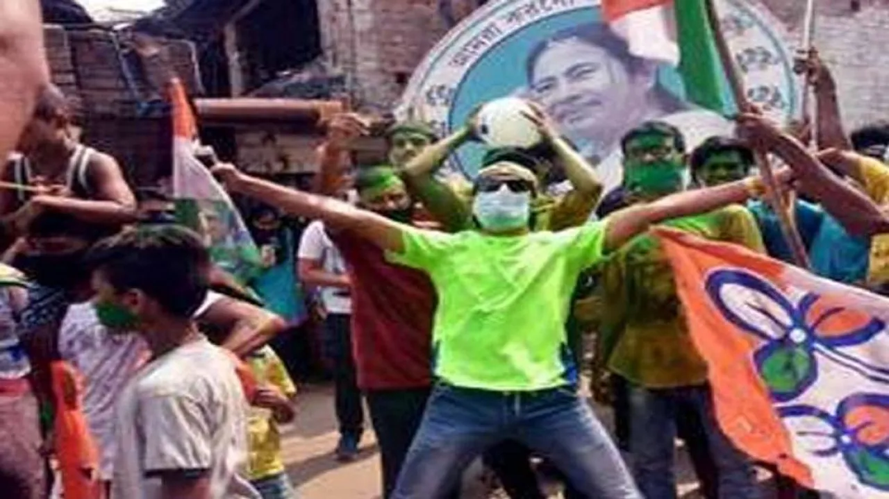 EC Cracks Whip As TMC Supporters Go On Celebration Spree, Flouting Covid-19 Norms