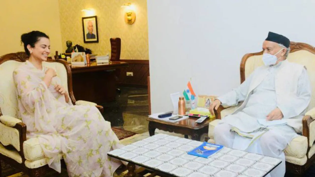 Kangana Meets Maharastra Governor, Requests 'Justice Be Given To Me'
