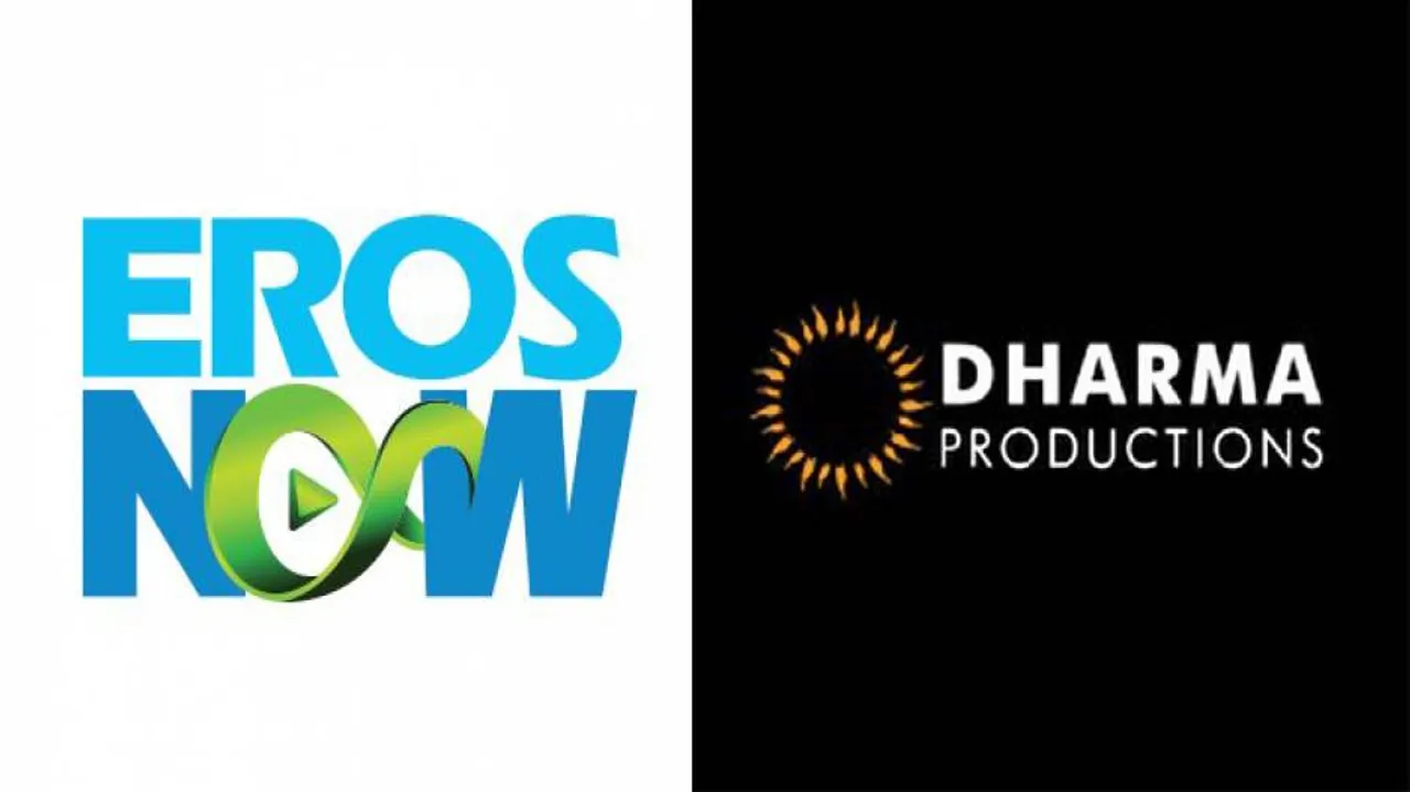 Eros Now ties-up with Dharma Productions for content deal