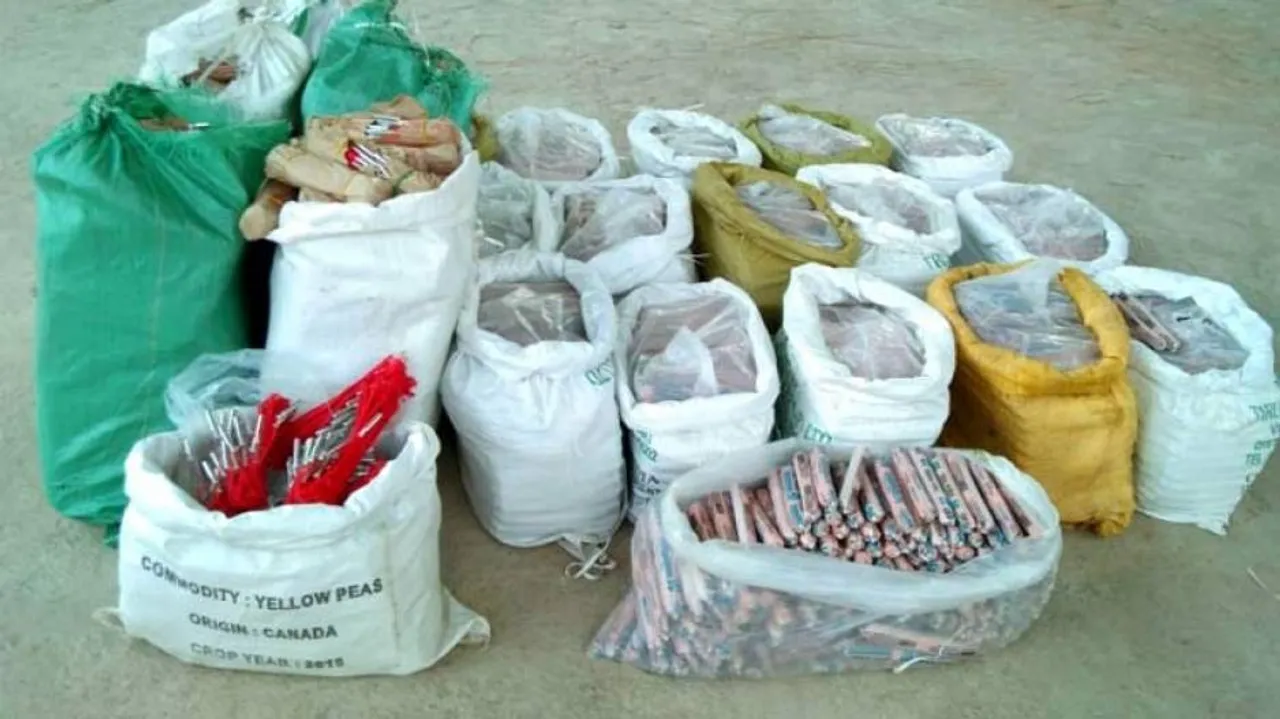 Odisha Police Seizes Huge Quantity Of Explosive Materials