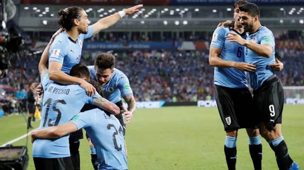 Uruguay beat Portugal to enter FIFA World Cup quarters