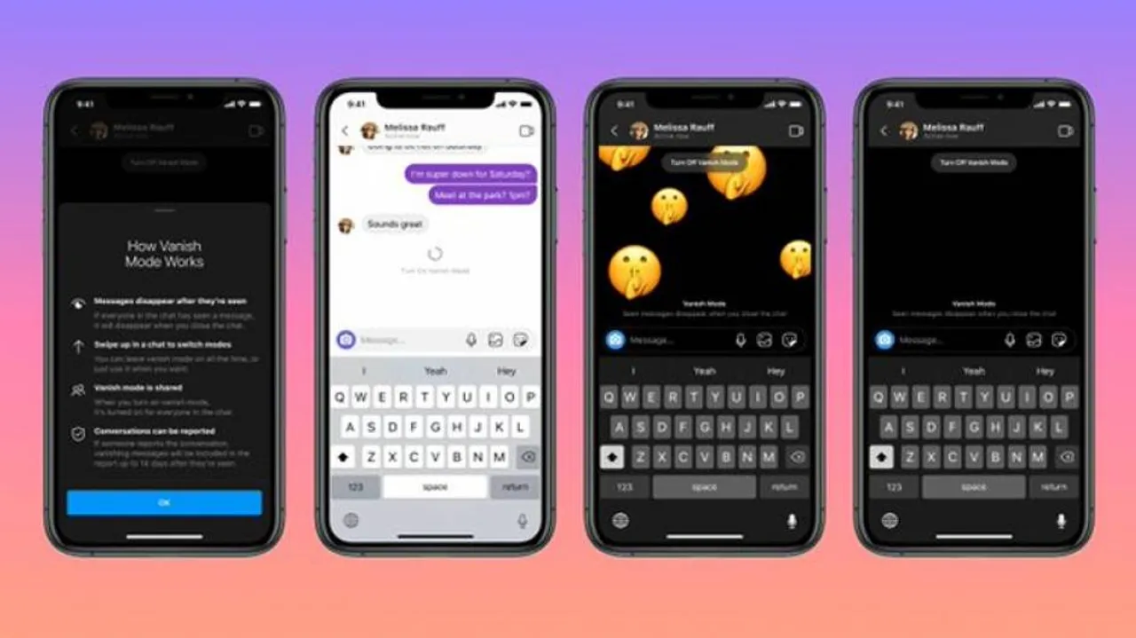 Facebook's Vanish Mode Feature Arrives On Messenger, Instagram