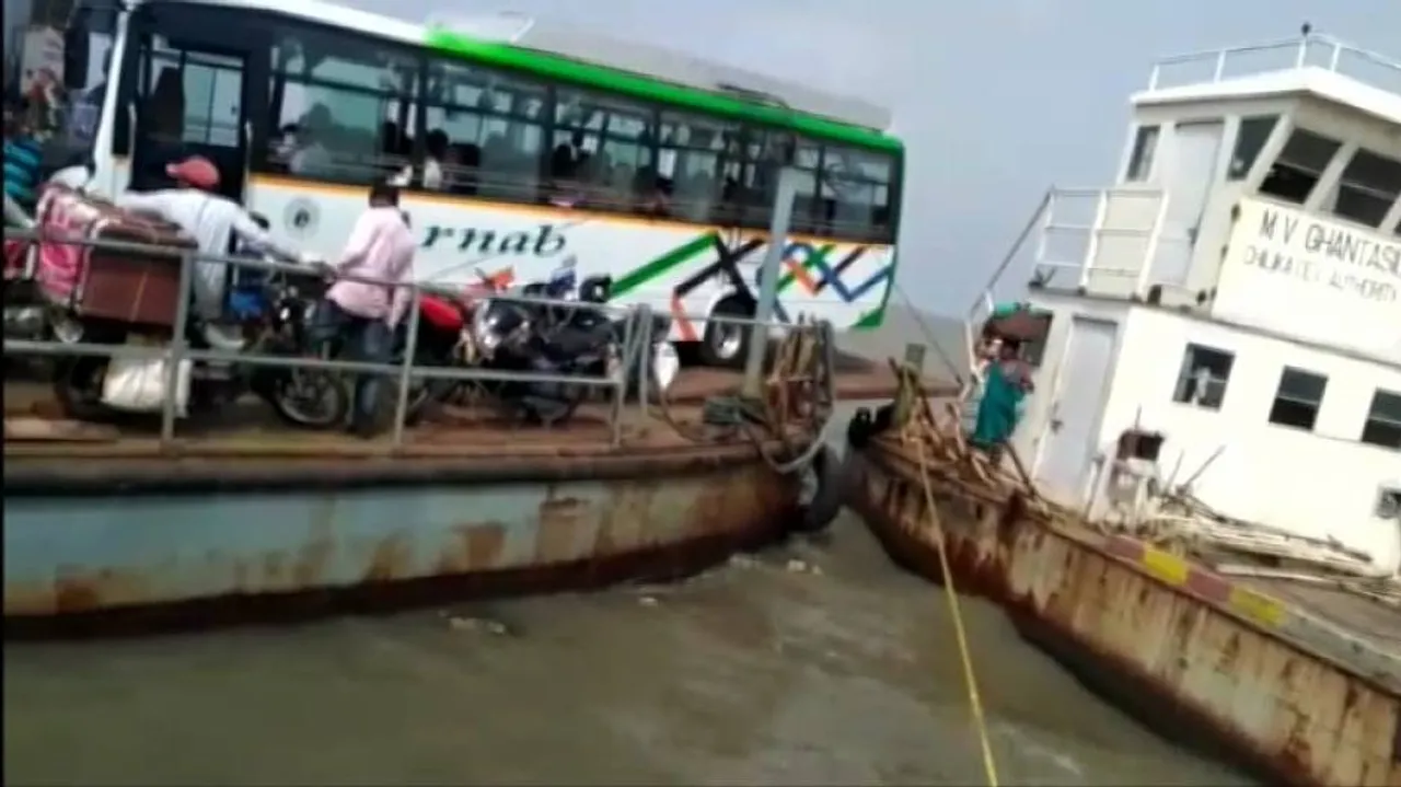 Ferryboat In Chilika Lake