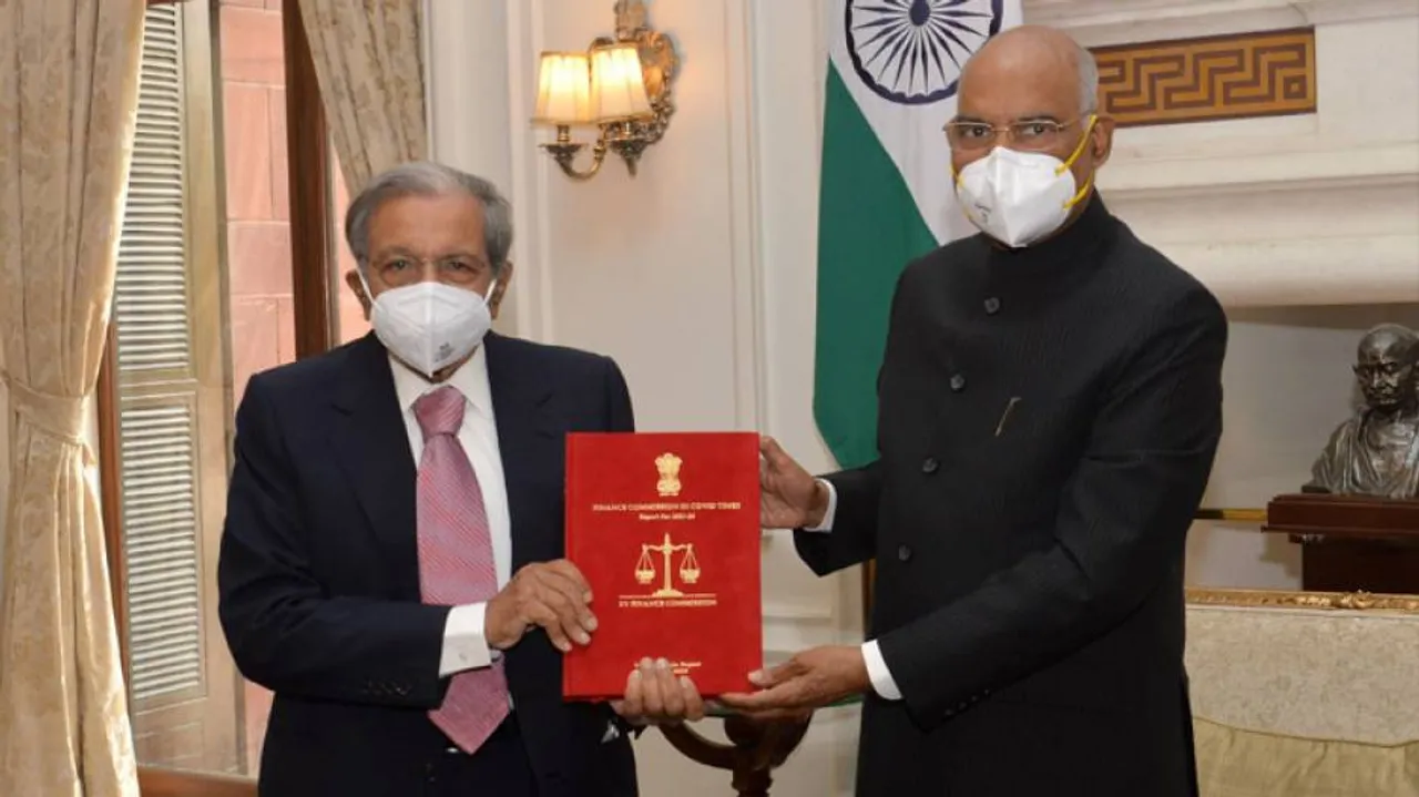 15th Finance Commission Submits FY22-26 Report To President Kovind