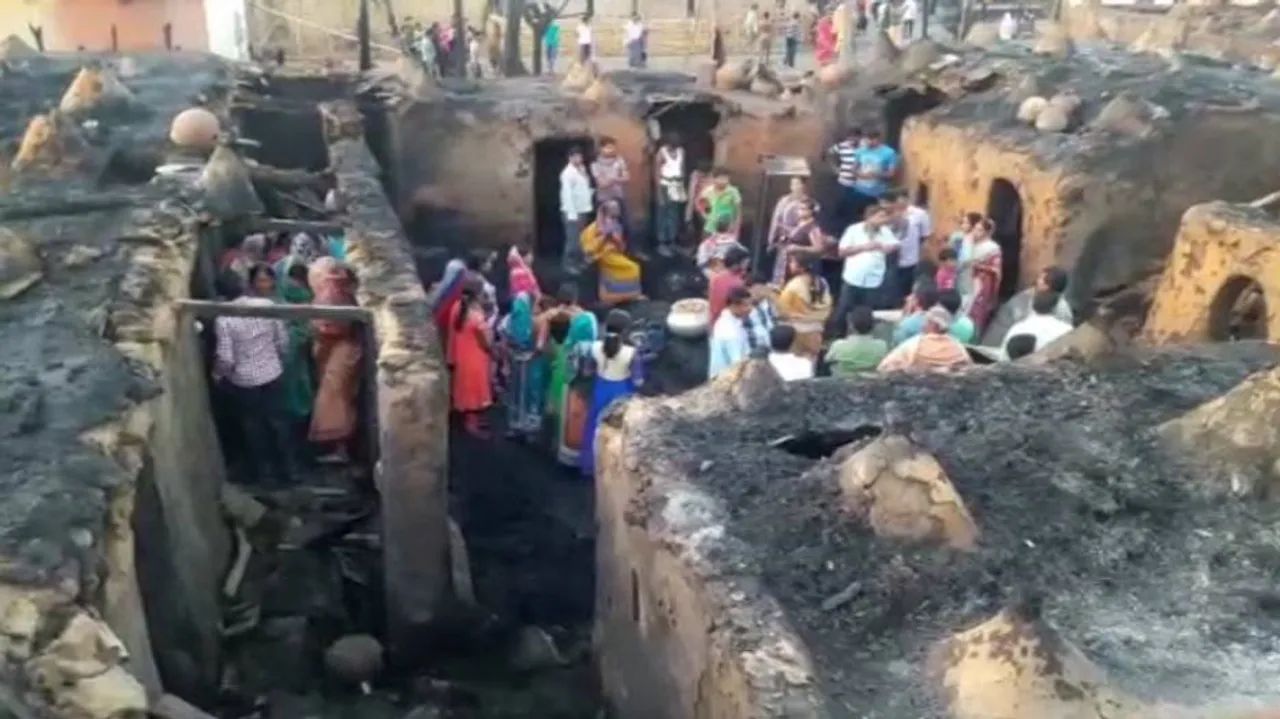 Over 100 houses gutted in two separate fire mishaps