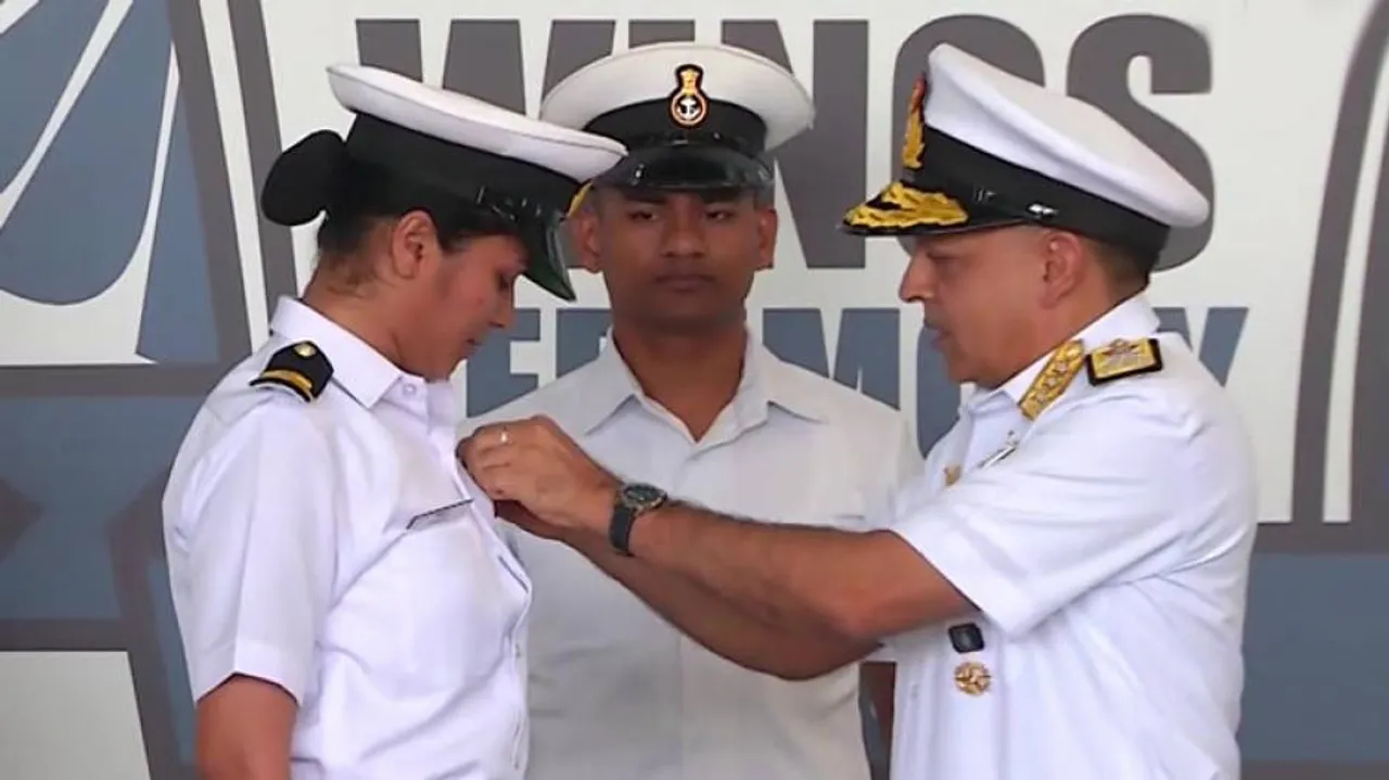 Navy's First Woman Pilot Gets 'Wings', Twitterati Praise Her