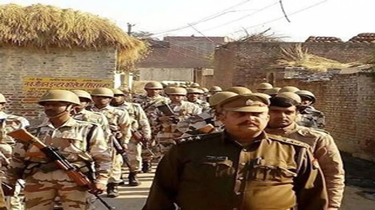 Flag march by police in violence-hit Saharanpur villages