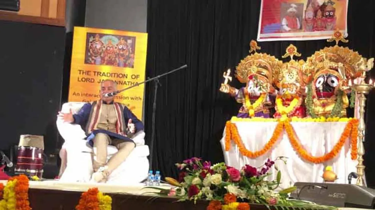 Puri Gajapati interacts with Odias on Jagannath tradition in Abu Dhabi