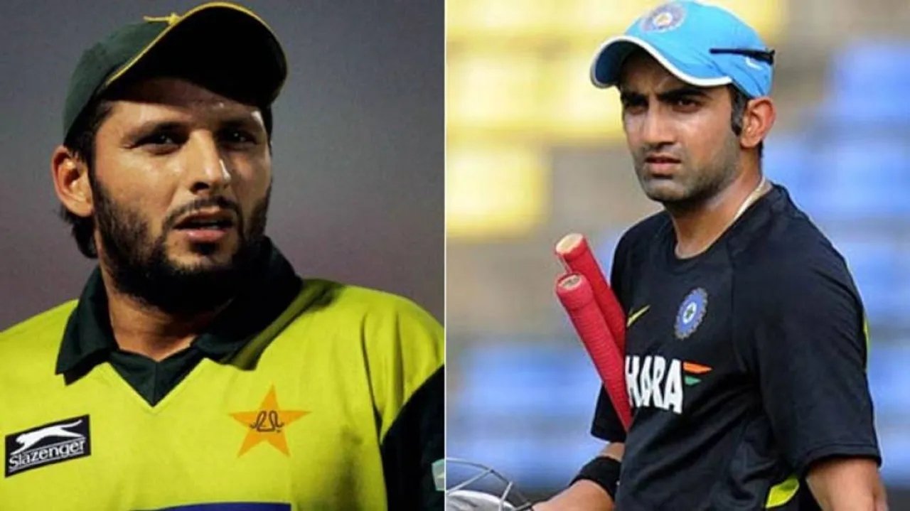 Article 370: Gautam Gambhir Smashes Shahid Afridi Once Again But On A Different Pitch