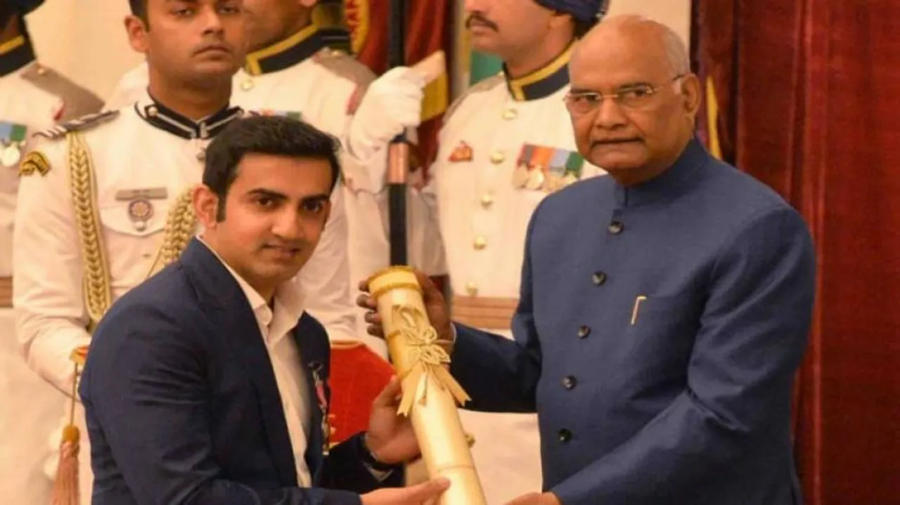 Gambhir thanks fans, critics after receiving Padma Shri