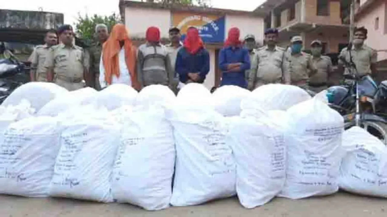 Odisha: Over 7 Quintal Ganja Seized In Umerkote, 4 Arrested