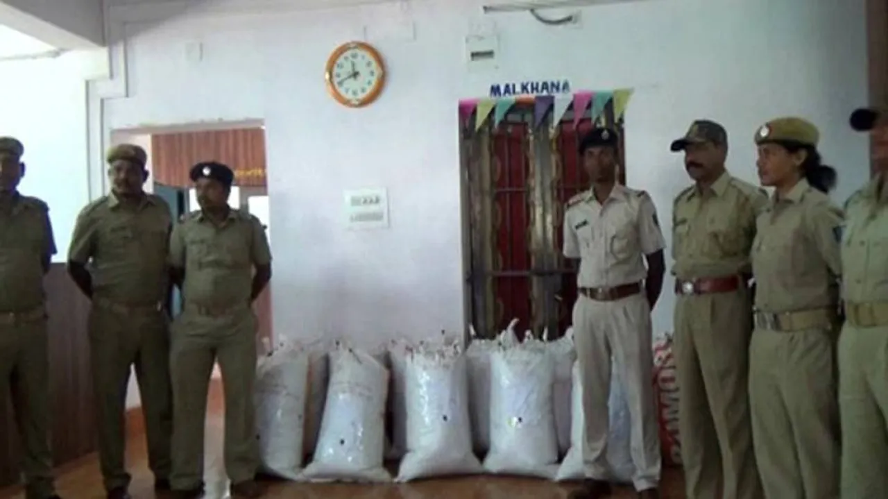 Huge cache of Ganja seized in Odisha
