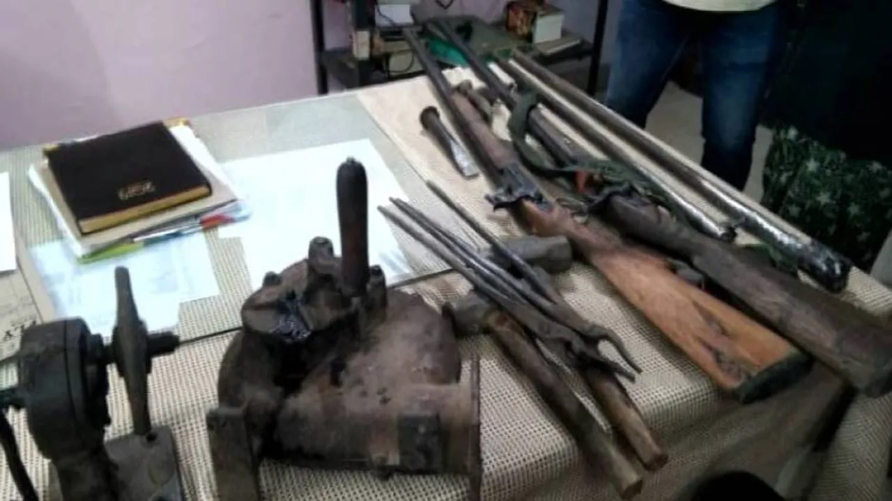 Illegal arms manufacturing unit busted in Kandhamal