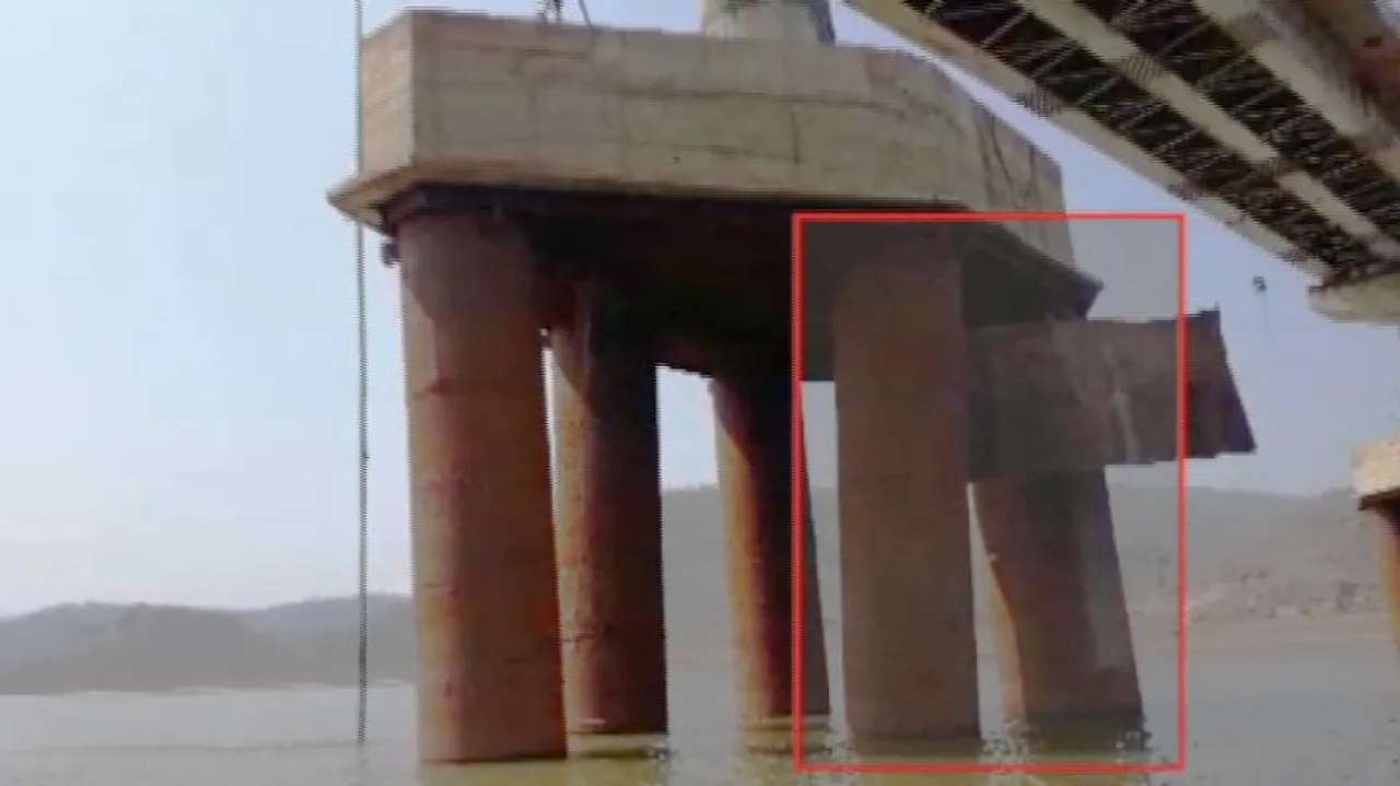 Tilt in Gurupriya Bridge pillar sparks concerns