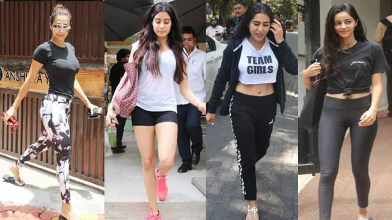 Malaika Arora, Janhvi Kapoor, Sara Ali Khan, Ananya Panday And More: Hot B-Town Actresses Slaying Gym Session Look (Check Pics)