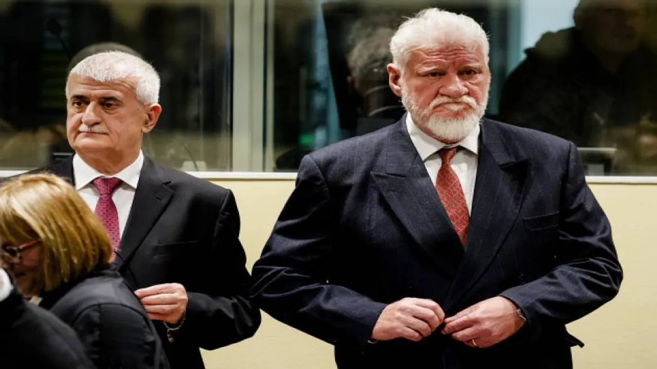Bosnian Croat war criminal 'took cyanide' in Hague court