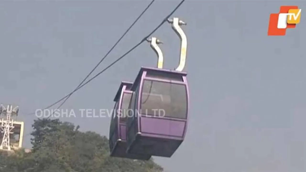 Ropeway Service At Hirakud Brings Cheers To Tourists