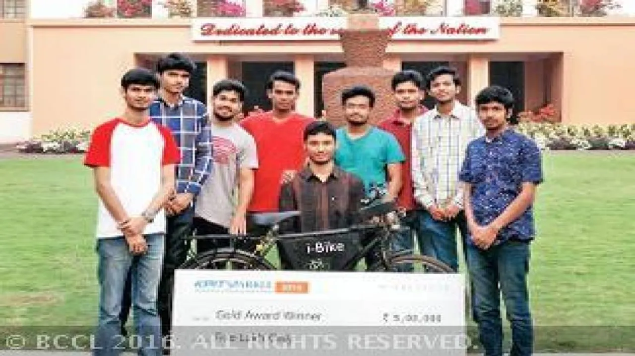 IIT-Kgp students design driver-less bike for differently-abled
