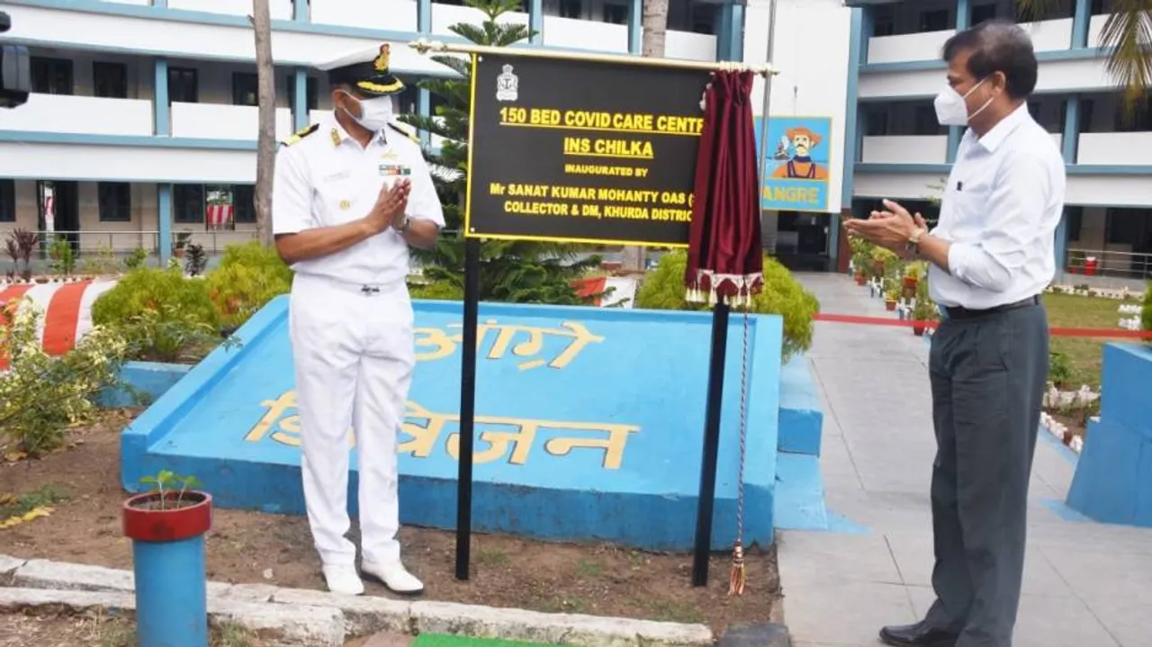 Odisha: Indian Navy Sets Up COVID Care Centre With 150 Beds At INS Chilka