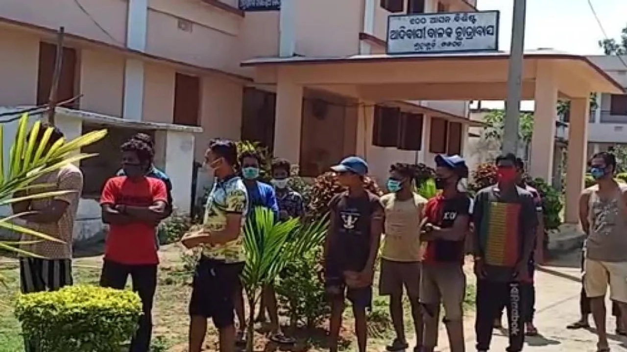 Covid Centre Inmates Protest Over ‘Lack Of Food’ In Gajapati 