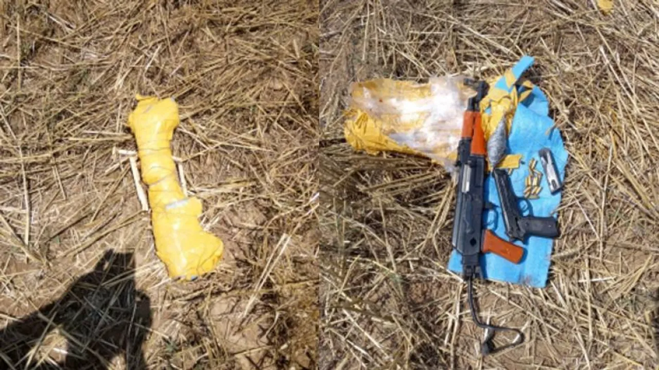 Pak Drone Drops Arms Consignment In J&K, Seized By BSF