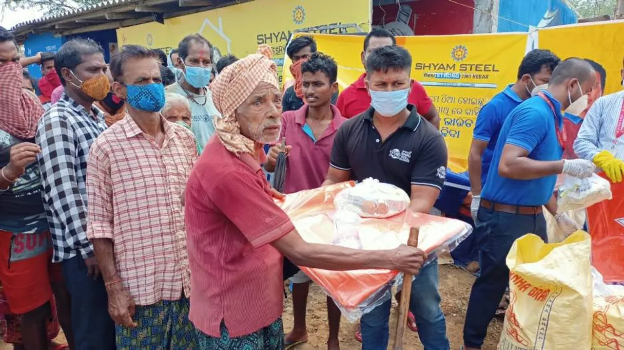 Shyam Steel India Extends Relief Aid to Communities Affected by Cyclone Yaas