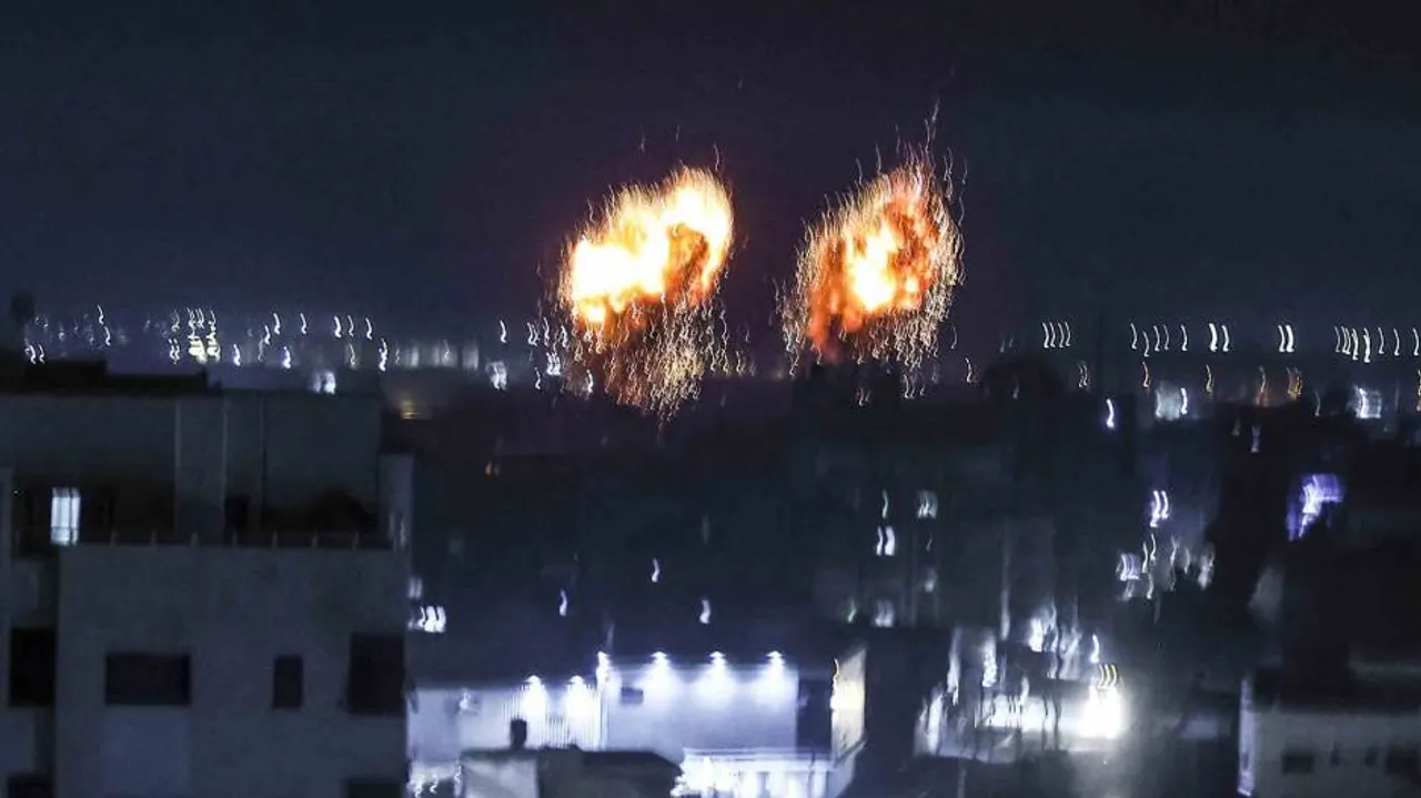 Israel Strikes In Gaza After Arson Attacks