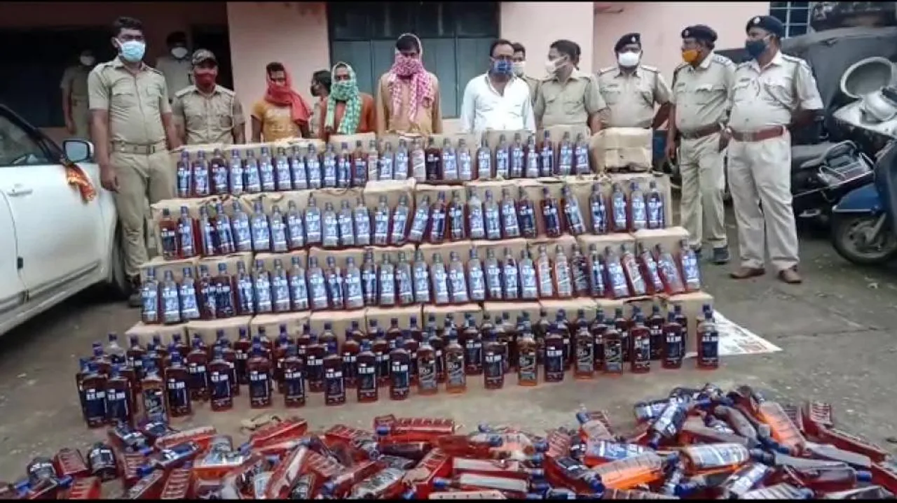 Huge Haul Of Non-Duty Paid Liquor Worth Over Rs 20 lakh Seized In Rourkela