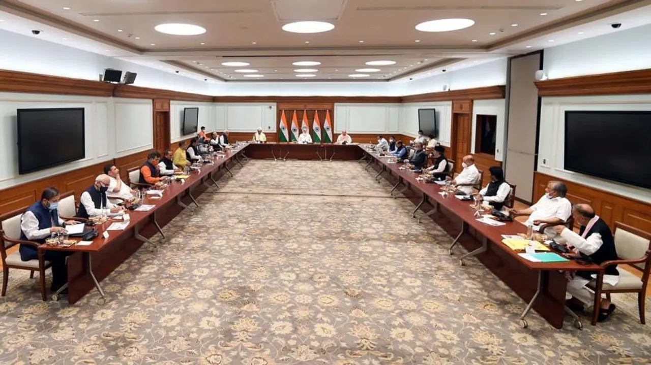PM Modi Meets J-K Political Leadership To Chalk Out Future Course Of Action