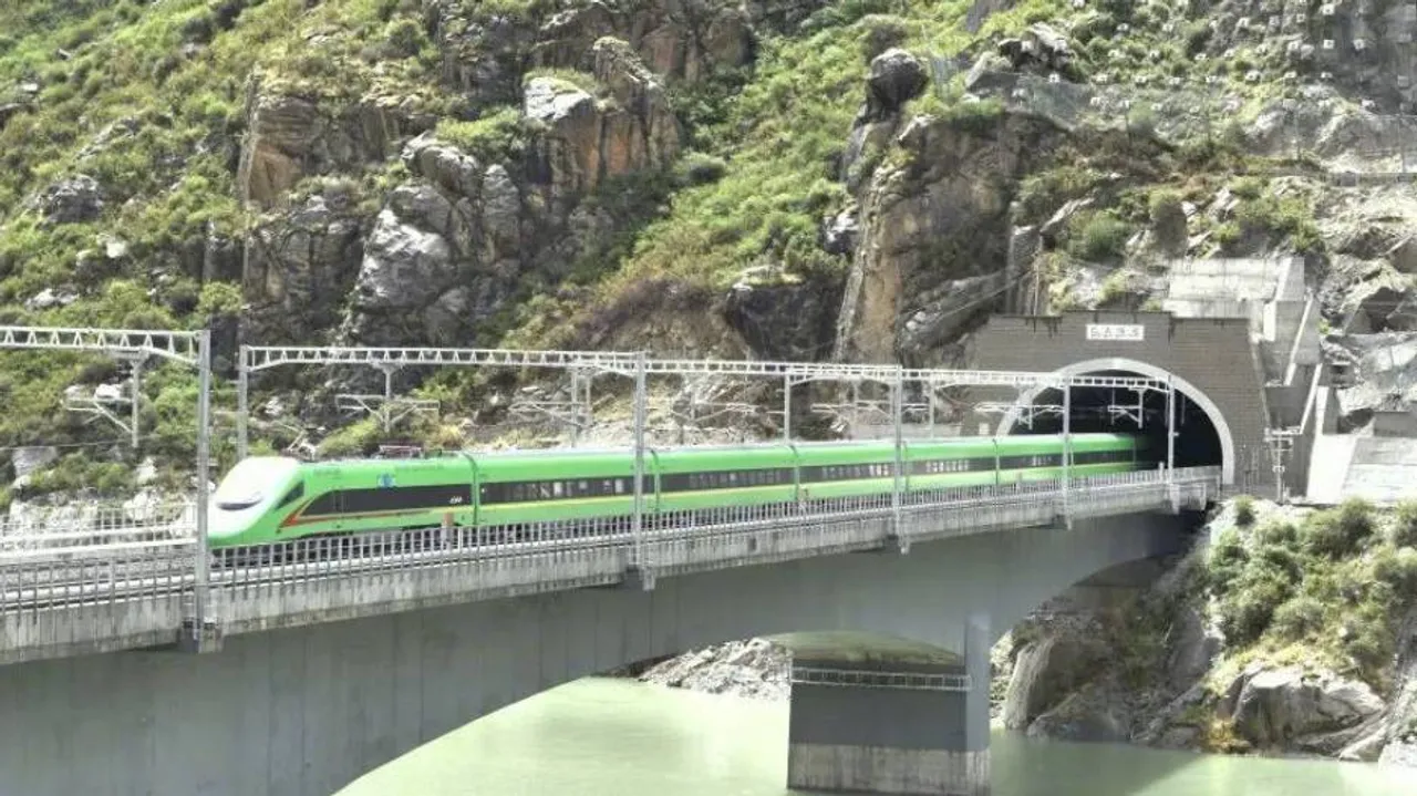 China Launches First Bullet Train In Tibet, Close To Indian Border