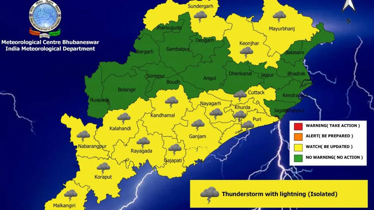 Weather Update: IMD Predicts Thunderstorm, Heavy Rain For Odisha Next Week