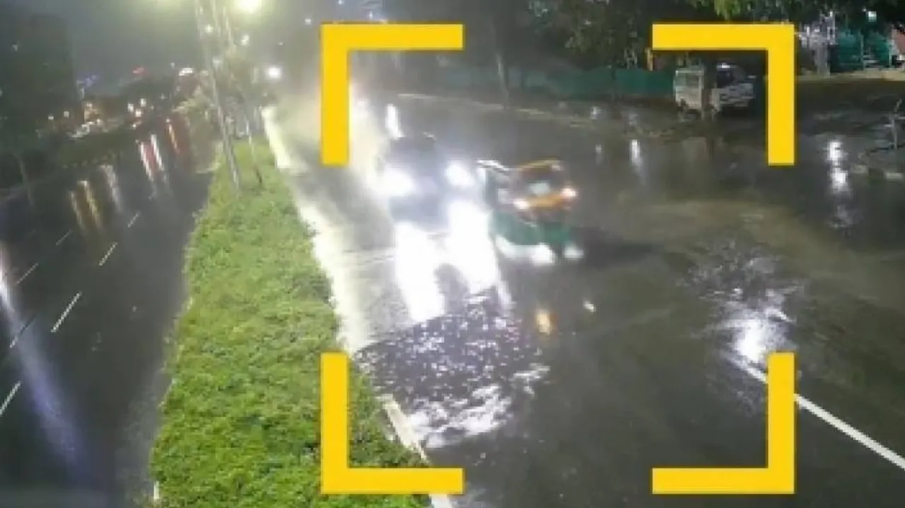#WATCH: Speeding Audi Rams Into Auto In Hyderabad Killing Passenger; 3 Held