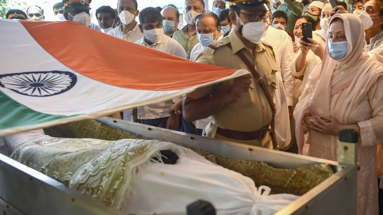 Thespian Dilip Kumar Laid To Rest With Full State Honours