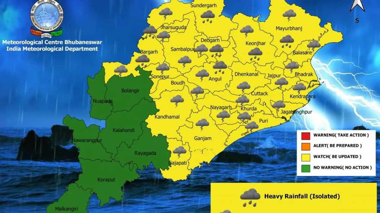 IMD Issues Heavy Rainfall, Thunderstorm Alert For Odisha: Check Latest Weather Update