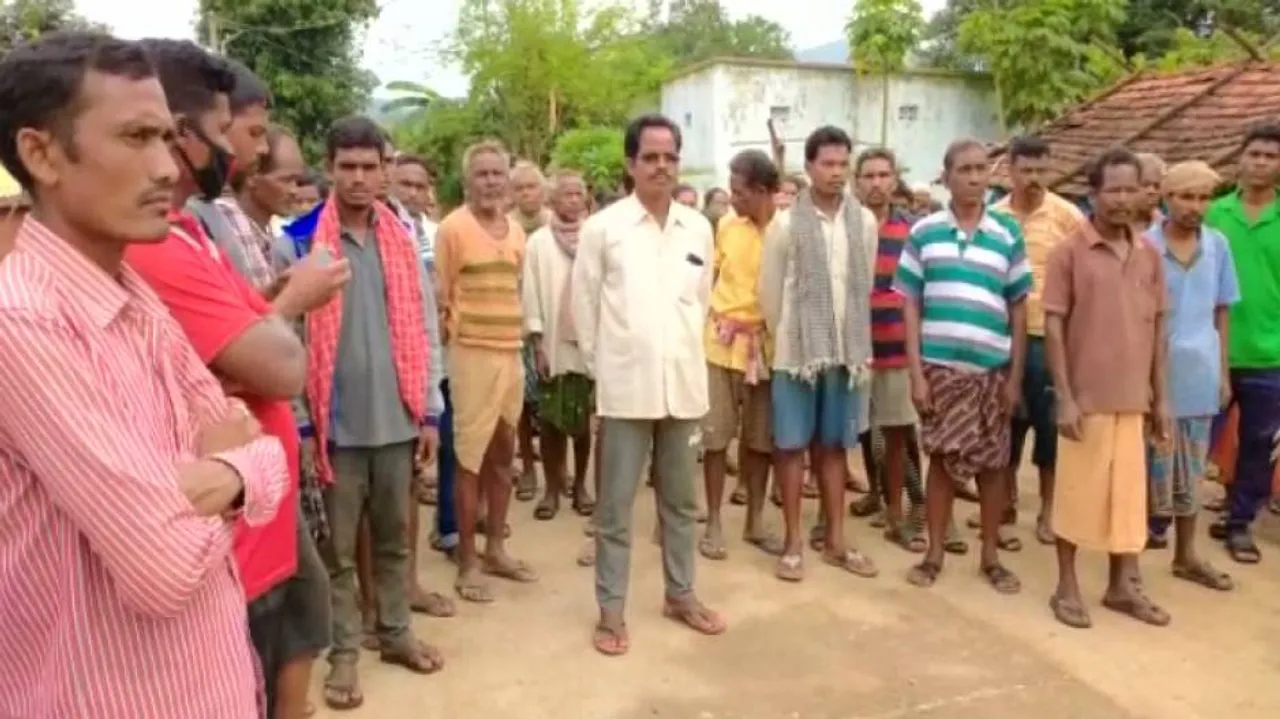 People Of Swabhiman Anchal Protest Transfer Of Malkangiri SP