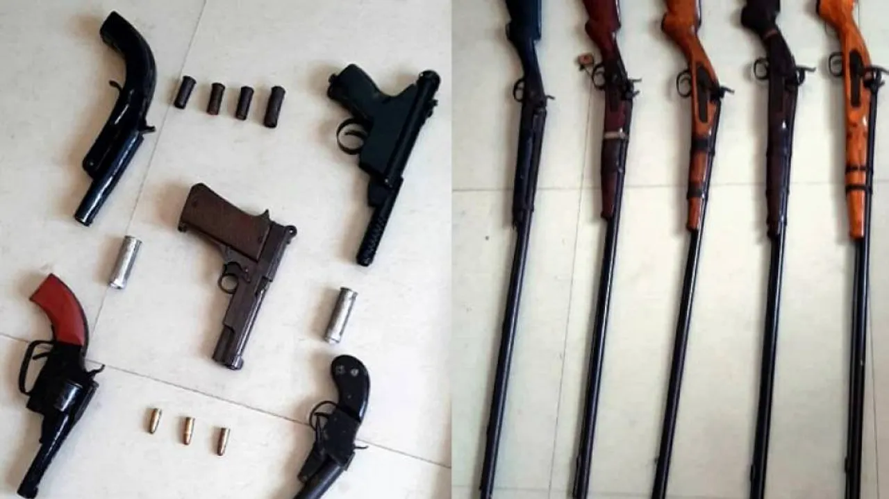 Khordha: Inter-State Illegal Gun Trading Racket Busted; 2 Held, 10 Guns Recovered