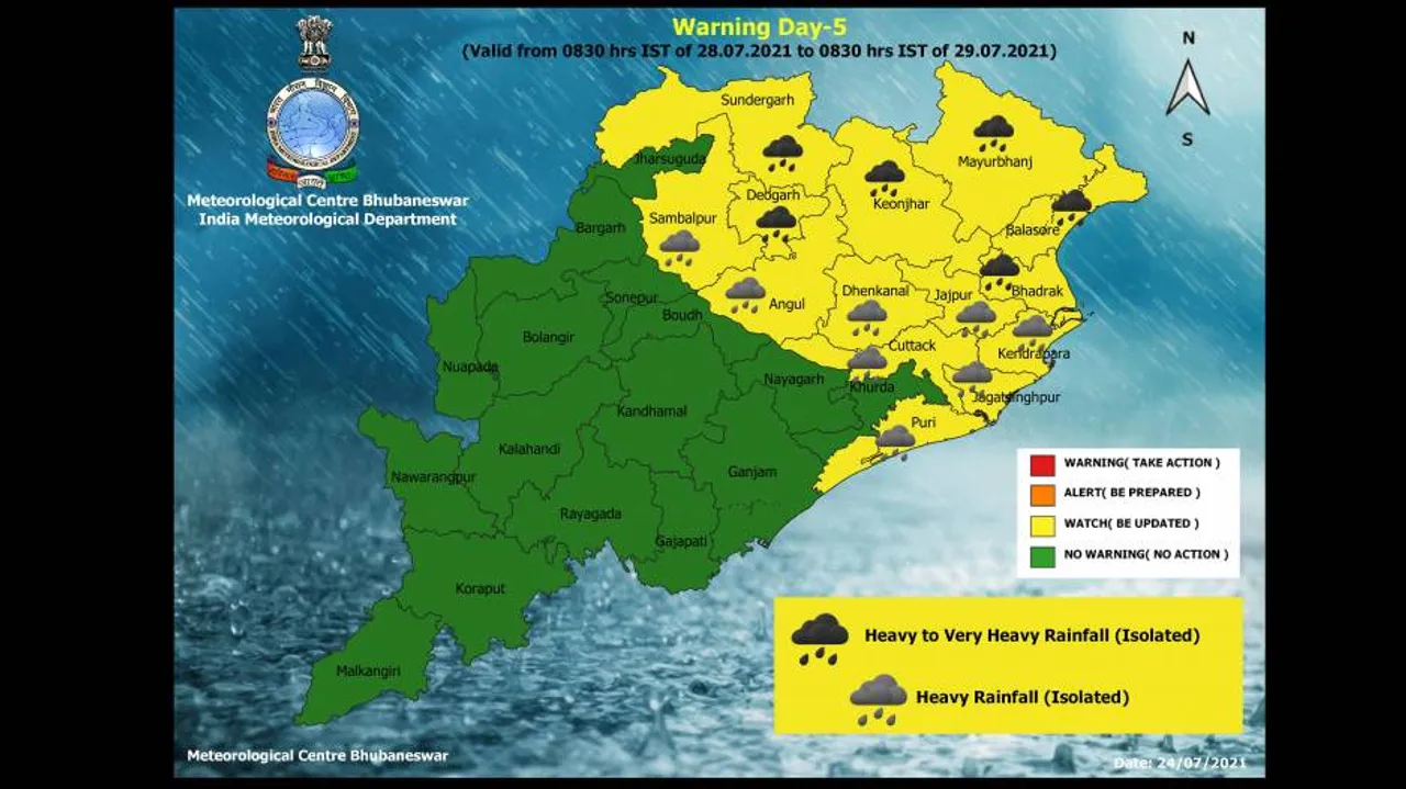 Another Low Pressure Next Week; Check IMD’s Latest Weather Forecast For Odisha