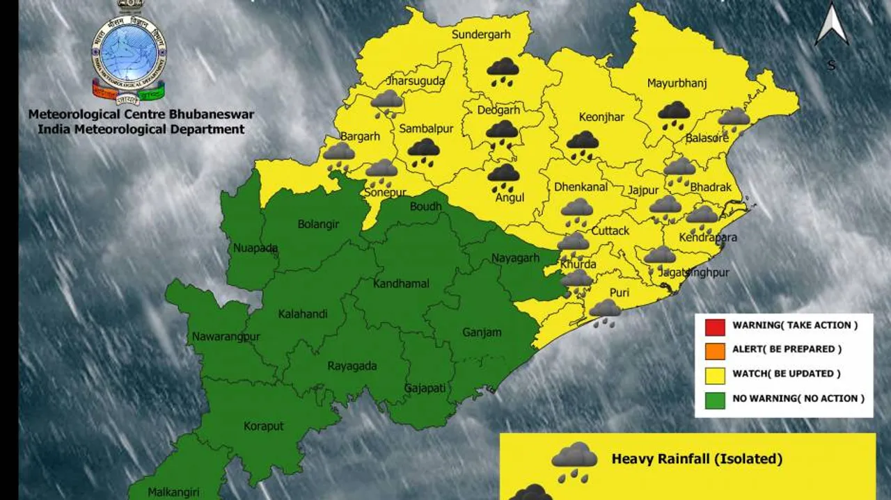 Low Pressure On July 28; Latest Weather Updates For Odisha
