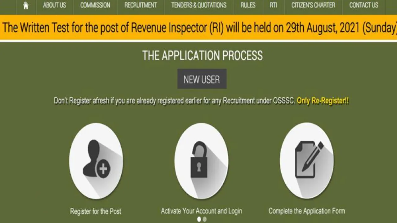 Revenue Inspector Recruitment 2021: OSSSC Releases Written Test Schedule, Check Details  