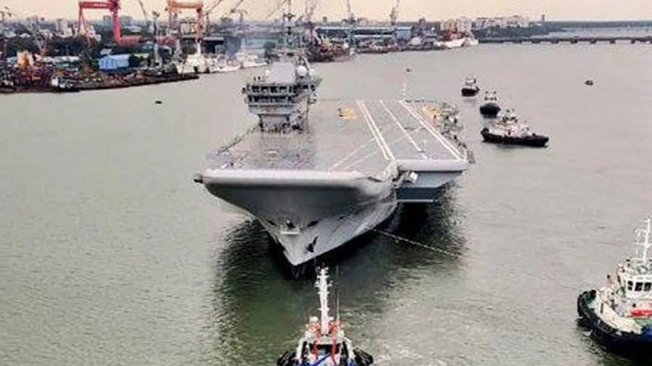 Sea trials of India's first indigenous aircraft carrier kick off