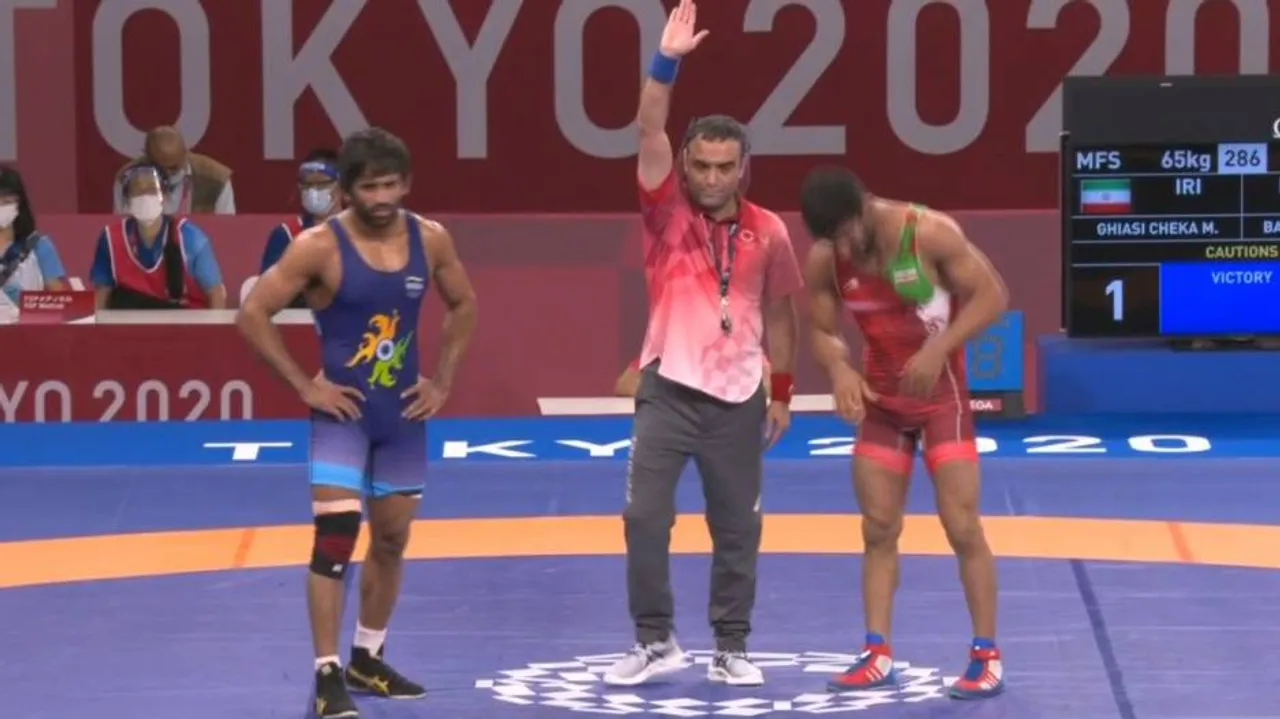 Wrestler Bajrang Punia Secures Semifinal Spot With Stunning Win Over Iranian