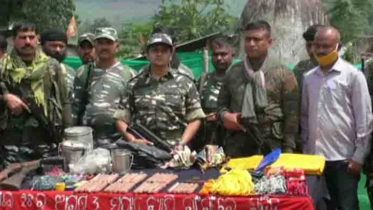 Huge Cache Of Ammunition, Explosives Seized From Maoist Hideout In Odisha