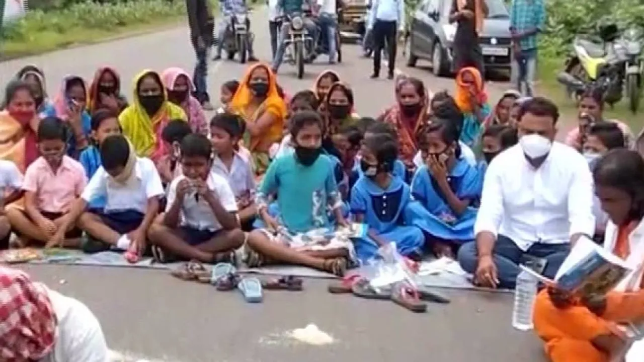 Students Hit Streets Protesting School Merger Plan In Dhenkanal