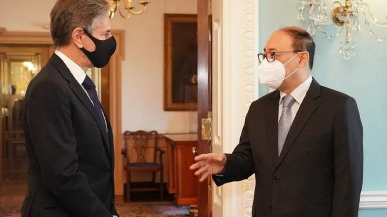 India's Foreign Secretary Harsh Vardhan Shringla meets US officials in Washington