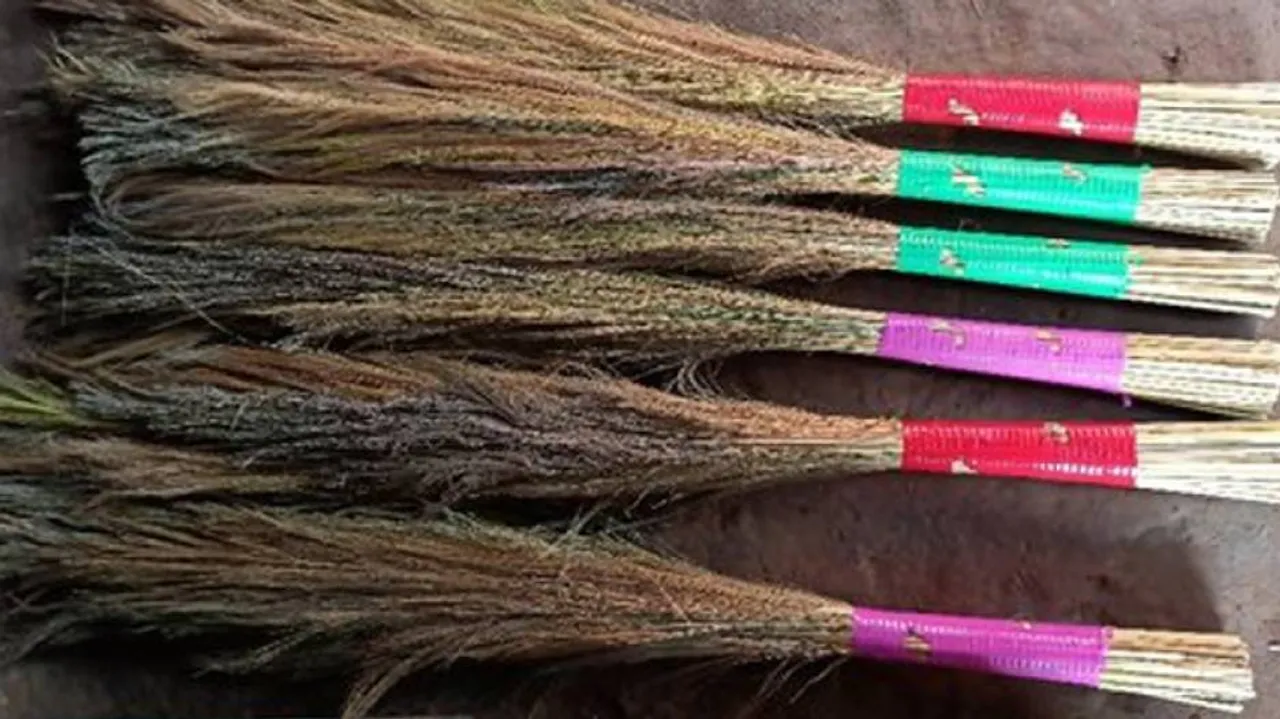 Hill Brooms By Ganjam Jail Inmates To Be In Markets