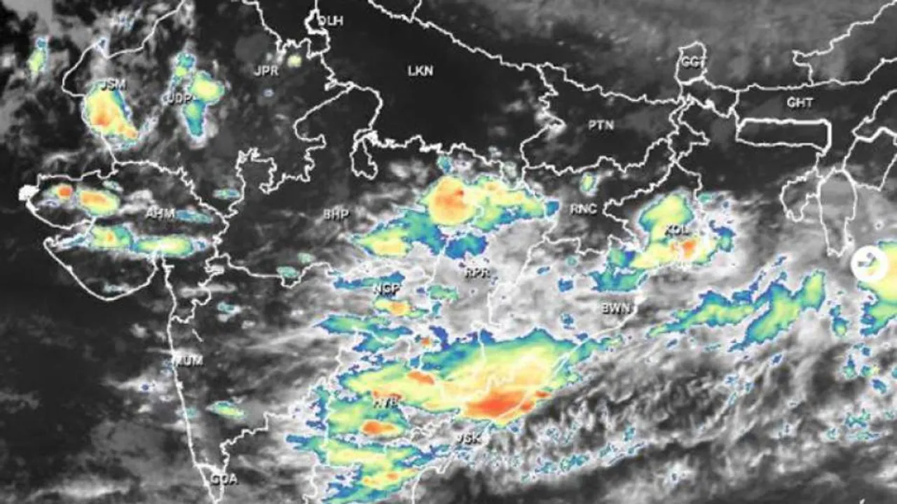 Heavy tonight At Many Places in odisha 