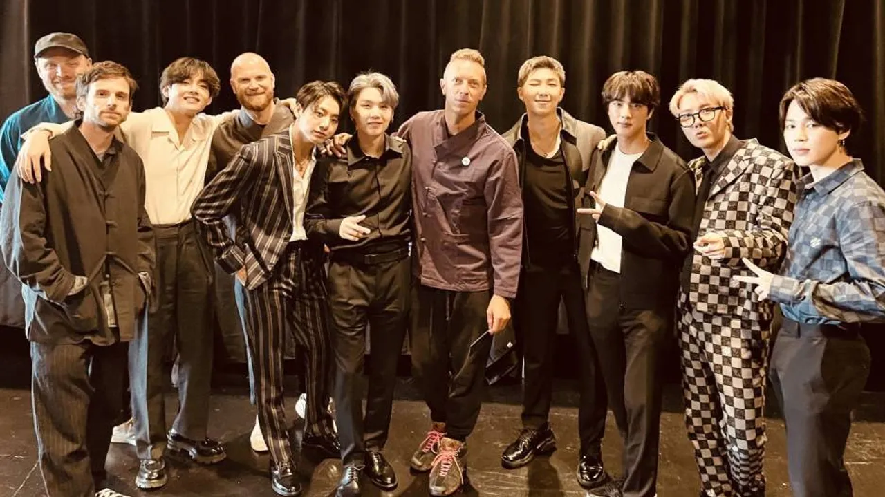 BTS, Coldplay 