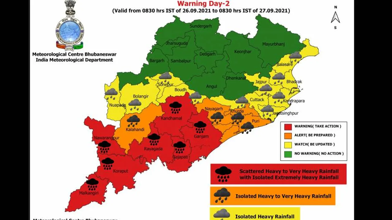 Cyclone Gulab To Trigger Heavy Rainfall In Odisha; Admin On Alert For Flash Floods, Landslides 