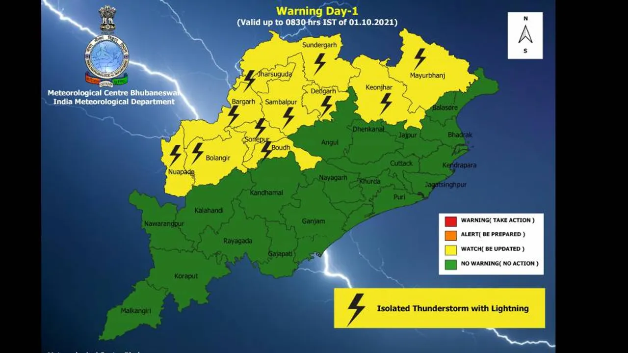 No Heavy Rain Alert For Odisha, Thunderstorm To Continue; Check IMD’s Latest Weather Forecast