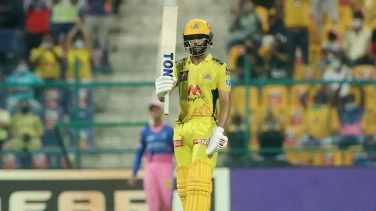 IPL 2021: Ruturaj Gaikwad Gets Century On Final Ball As Chennai Finish At 189/4